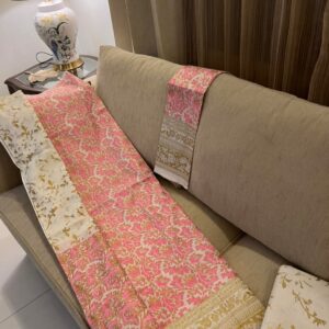 pure khaddi cotton screen print unstich 3 pieces