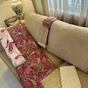 pure khaddi cotton screen print unstich 3 pieces