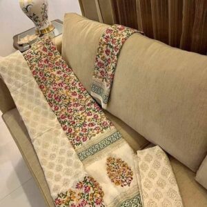 pure khaddi cotton screen print unstich 3 pieces